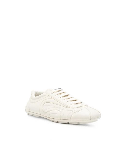 Prada White Neutrals Trainers for men