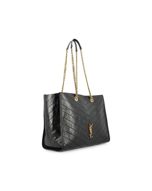 Saint Laurent Black Tote Bags