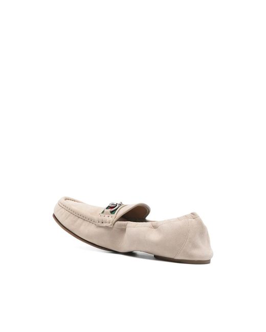 Gucci White Neutrals Loafers for men