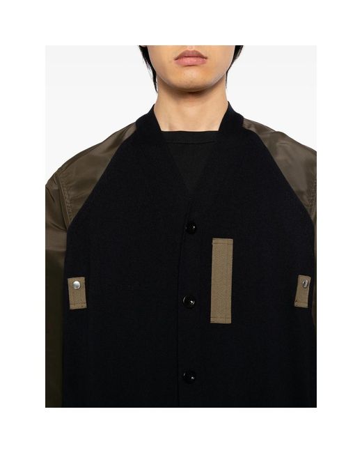 Sacai Black Jackets for men