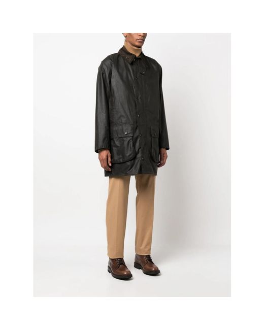 Barbour Black Polyester Jackets for men