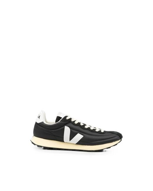 Veja Black Belem Logo-Patch Panelled Sneakers for men