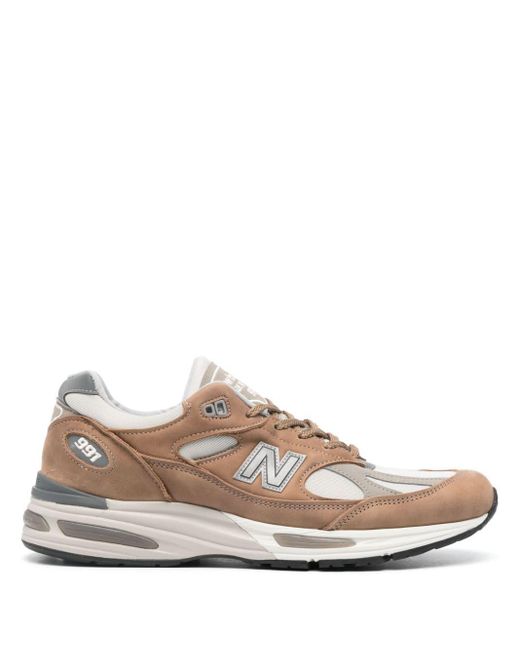 New Balance Pink 991V2 Suede Sneakers for men
