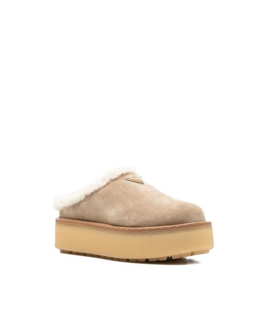 Prada Natural Neutrals Boots
