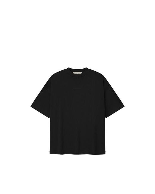 Fear Of God Black T-Shirt Cotton for men