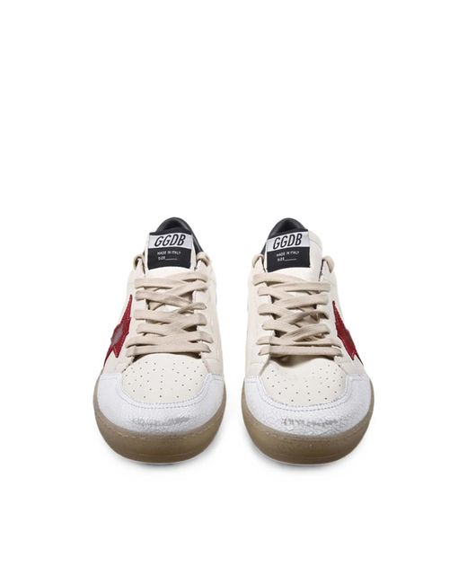 Golden Goose Deluxe Brand Pink Ball Star Sneakers for men