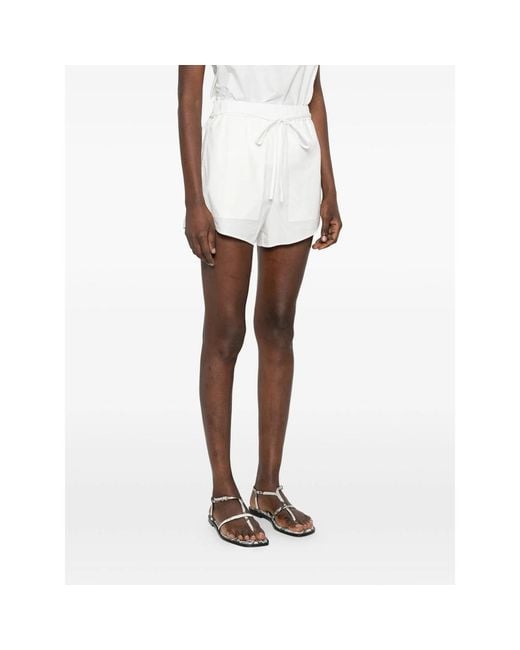 Bondi Born White Drawstring Shorts