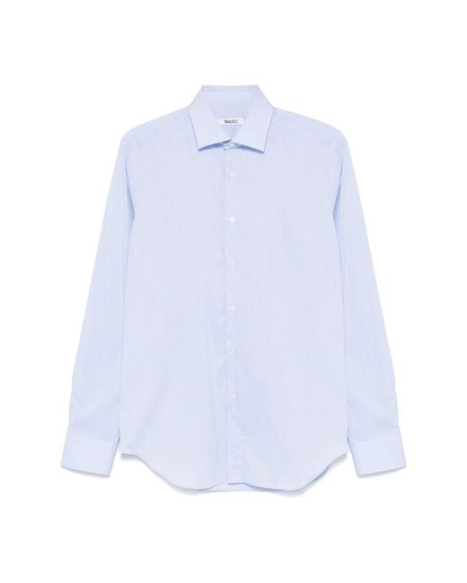 Eraldo Blue Long-Sleeve Shirt for men