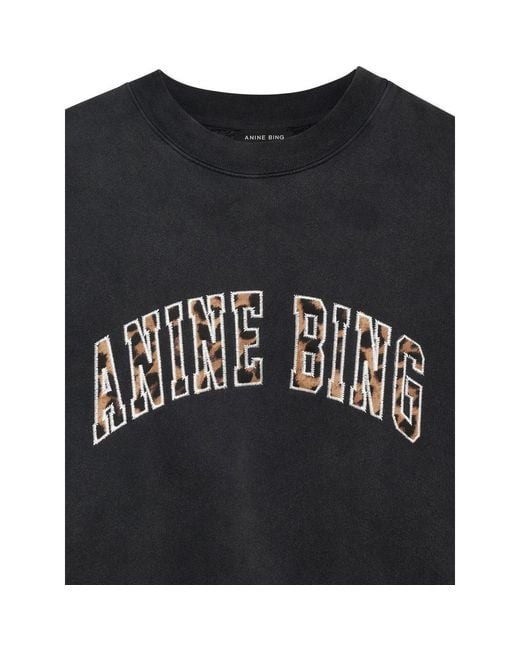 Anine Bing Black Sweatshirts