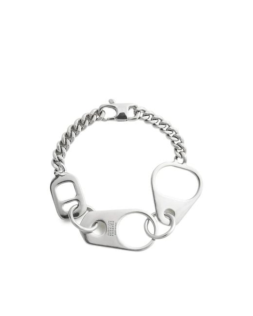 MM6 by Maison Margiela Metallic Bottle Cap Chain Bracelet
