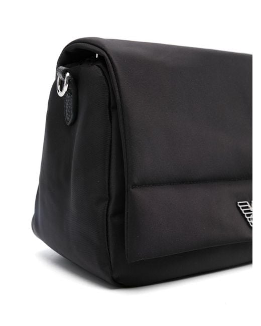 Emporio Armani Black Nylon Crossbody Bag
