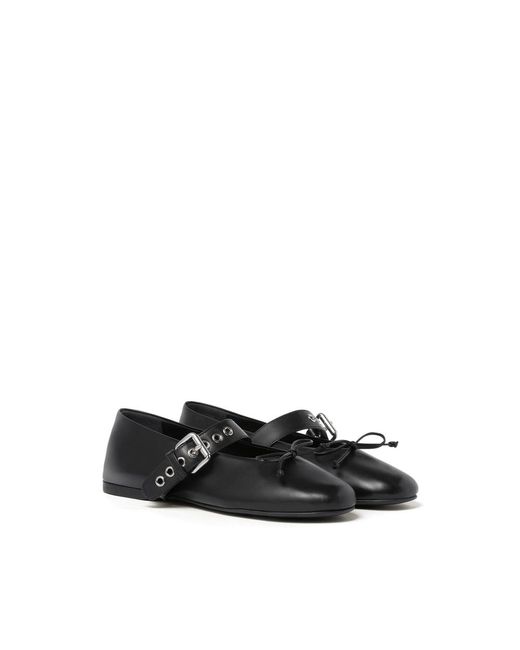 Miu Miu Black Ballet Flats