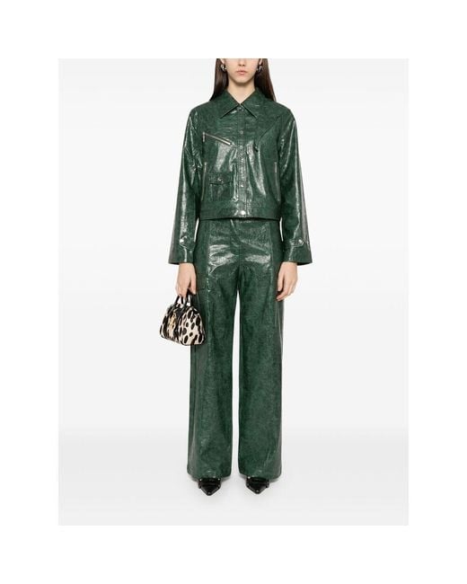 Baum und Pferdgarten Green Leather Pants