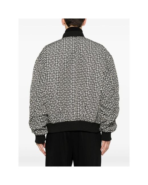 Balmain Gray Jacket for men