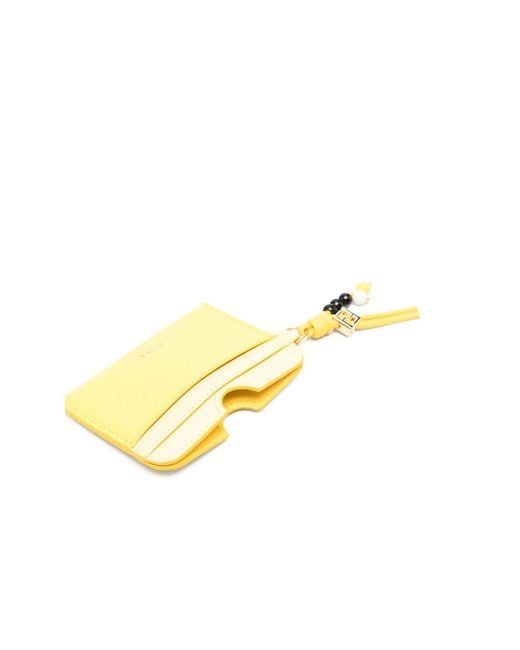 Fendi Yellow Wallets & Purses