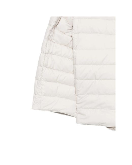 Moorer White Reversible Puffer Jacket