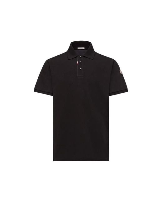 Moncler Black T-Shirts And Polos for men