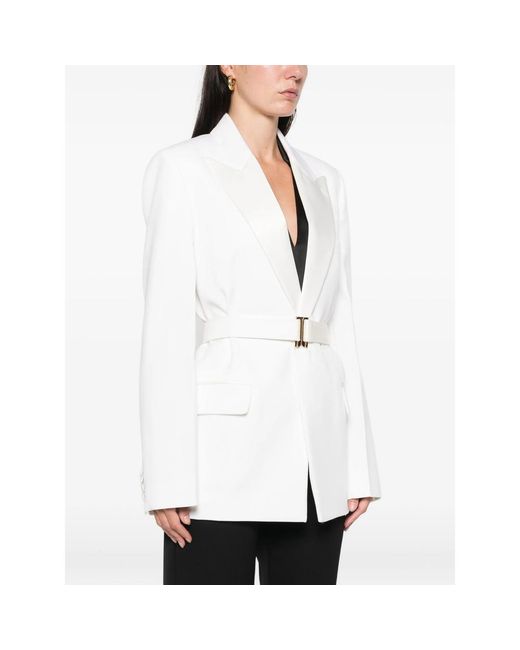 Victoria Beckham White Jackets