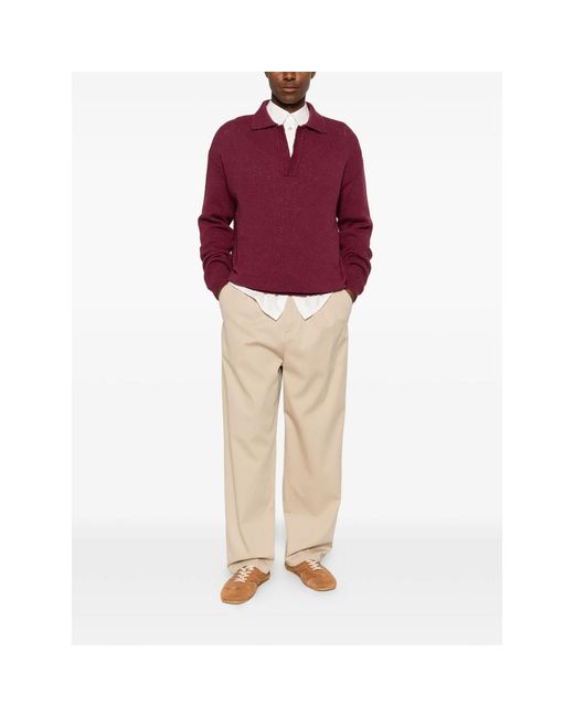 A.P.C. Natural Straight Trousers for men
