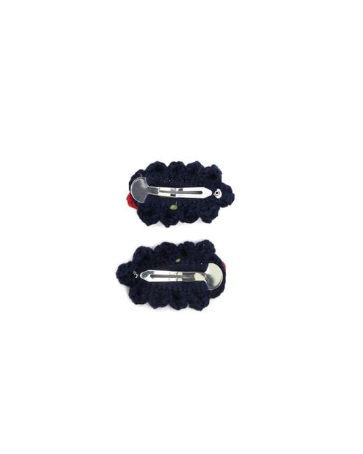 Stine Goya Blue Hair Accessory Crochet Cherries