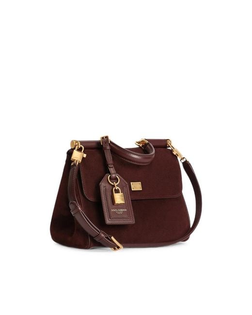 Dolce & Gabbana Brown Small My Sicily Handbag