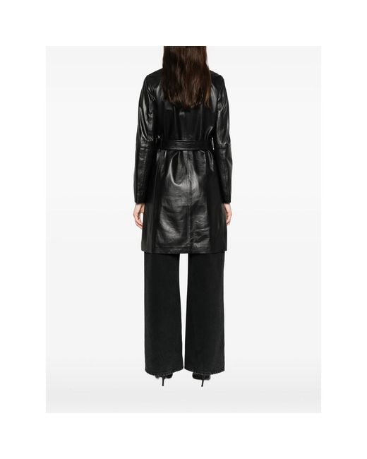 Max Mara Black Belted Coat