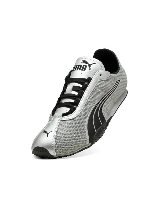PUMA Gray H-Street Chrome Mesh-Panelled Sneakers for men