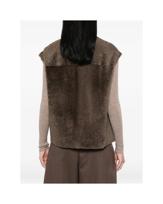 Joseph Brown Reversible Shearling Jacket