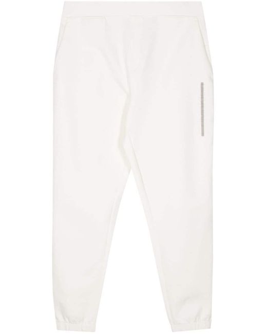 Calvin Klein White Logo-Embossed Track Pants for men