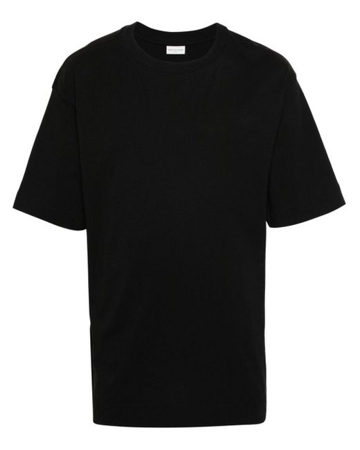 Dries Van Noten Boxy T-shirt Black In Cotton for men
