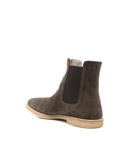 Common Projects Brown Suede Chelsea Boots for men