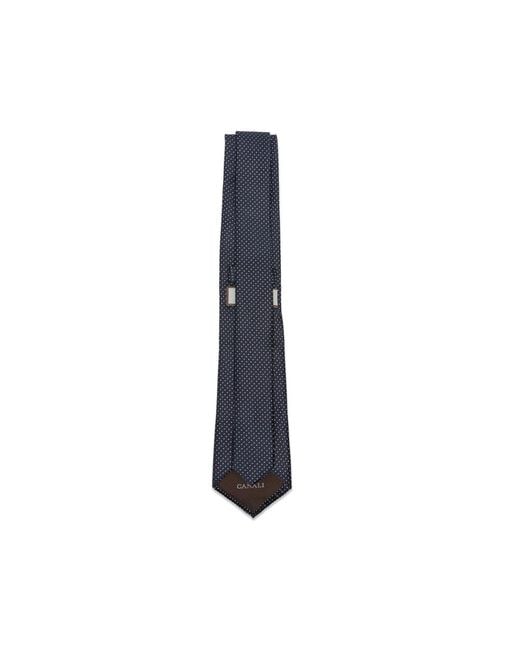 Canali Blue Polka-Dot Twill Tie for men