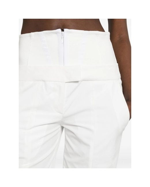 Seafarer White Straight-Leg Trousers