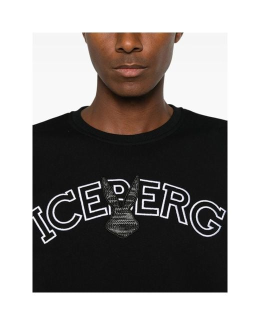Iceberg Black Sweaters And Knitwear for men