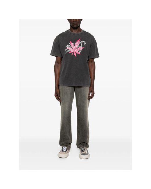 Palm Angels Black T-Shirts & Vests for men