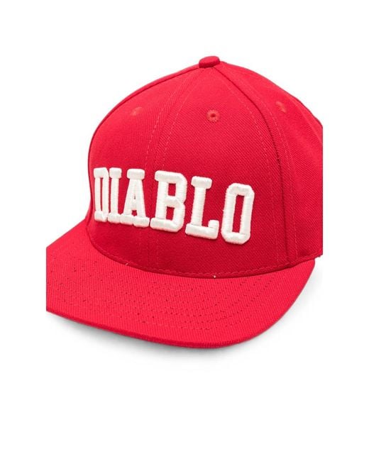 Willy Chavarria Embroidered Flat-Peak Cap for men