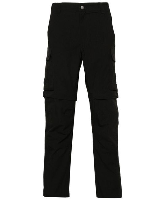 The North Face Black Logo-Patch Trousers for men