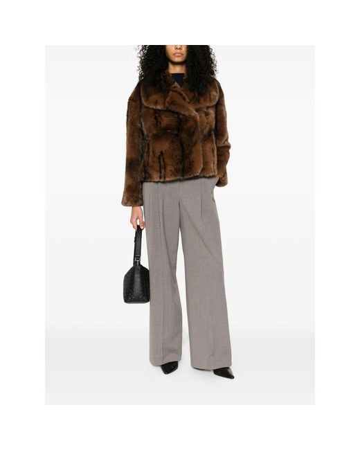 By Malene Birger Gray Cymbaria Pleated Trousers