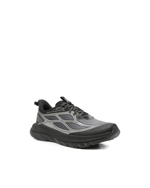 Hoka One One Black Mesh Panel Sneakers for men