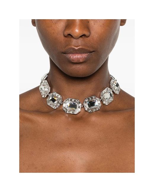 Self-Portrait Metallic Necklaces