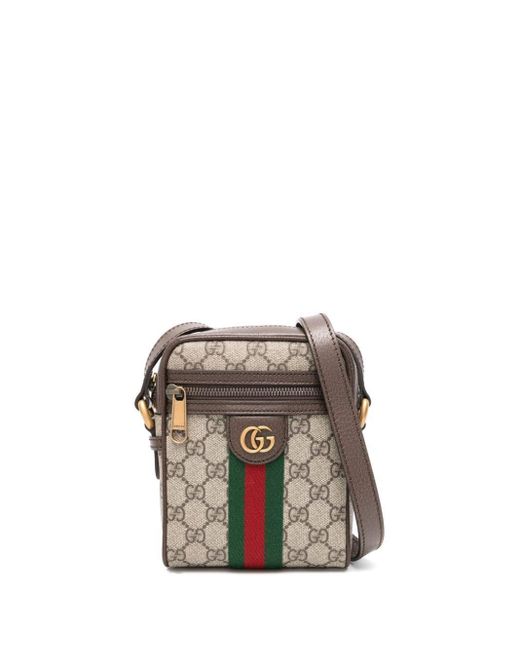 Gucci Natural Ophidia Gg Canvas Messenger Bag for men