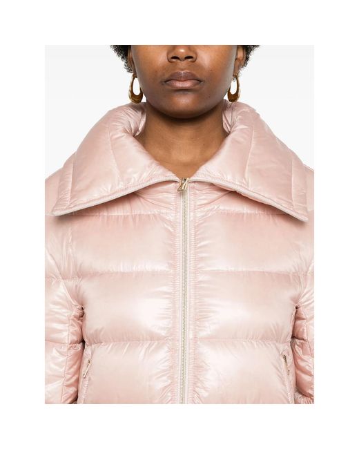Herno Pink Quilted Down Coat Light