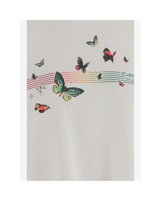 Casablanca White T-Shirt Organic Cotton for men