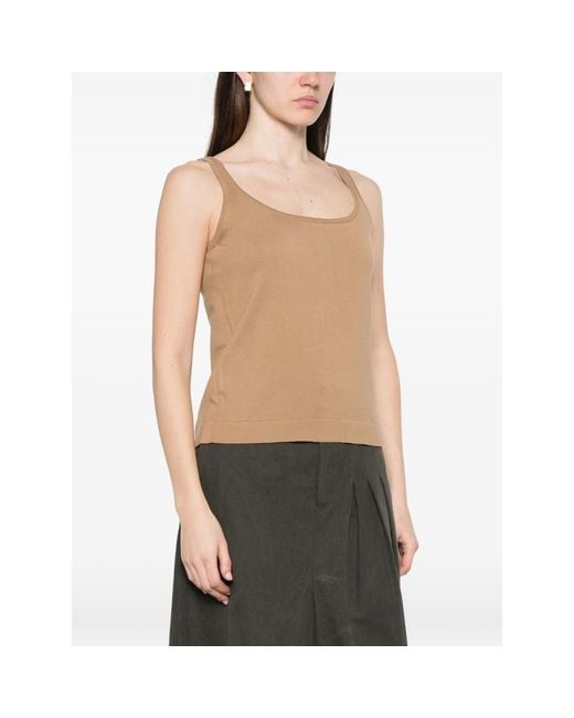 Max Mara Natural Neutrals Tops