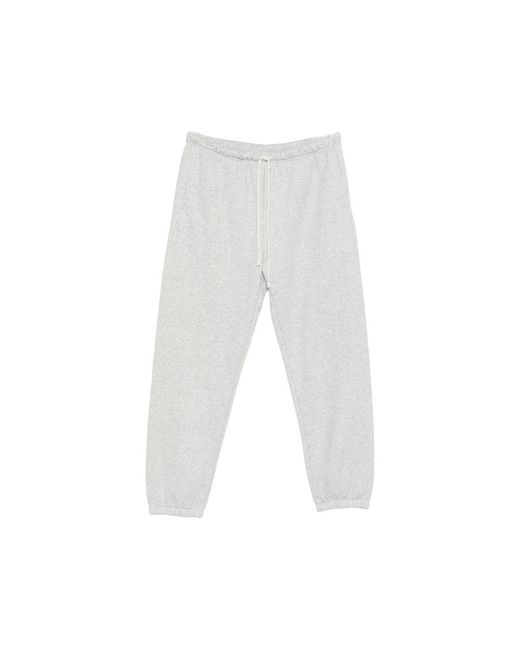 Skims White Drawstring-Fastening Track Pants for men