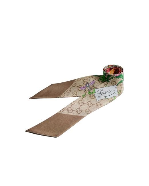 Gucci Green Neutrals Scarves