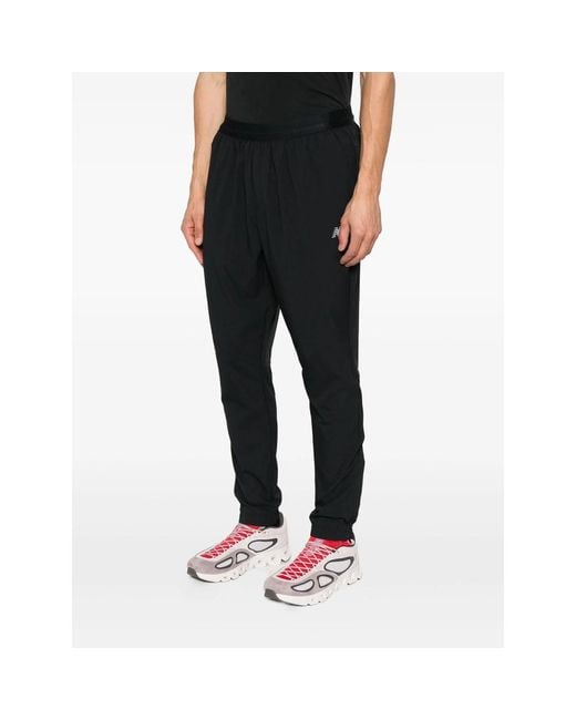 New Balance Black Elastic-Waistband Sweatpants for men