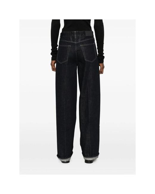 Closed Black Wide Jeans