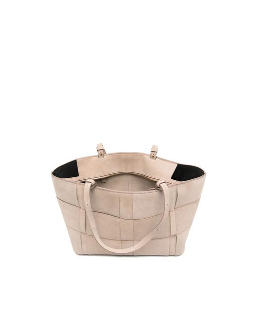 DeMellier London Gray Florence Woven Tote Bag