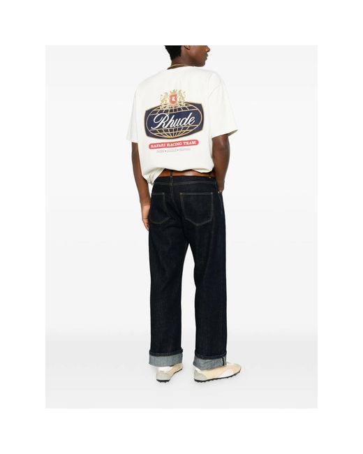 Rhude White Neutrals T-Shirts & Vests for men